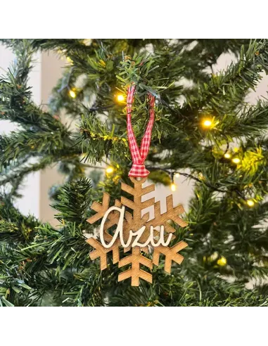 Bola navideña copo de nieve