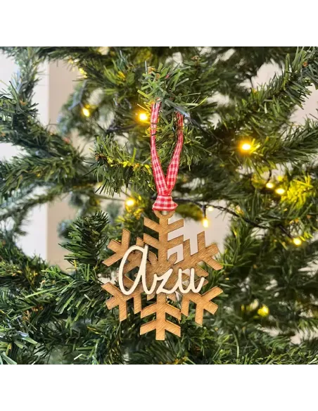 Bola navideña copo de nieve