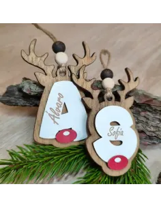 Bola navideña reno 2