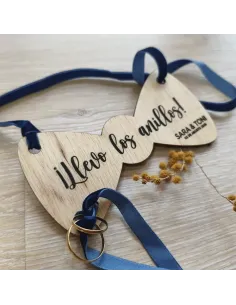 Porta alianzas mascota