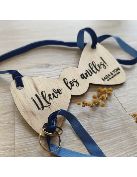 Porta alianzas mascota