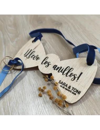 Porta alianzas mascota